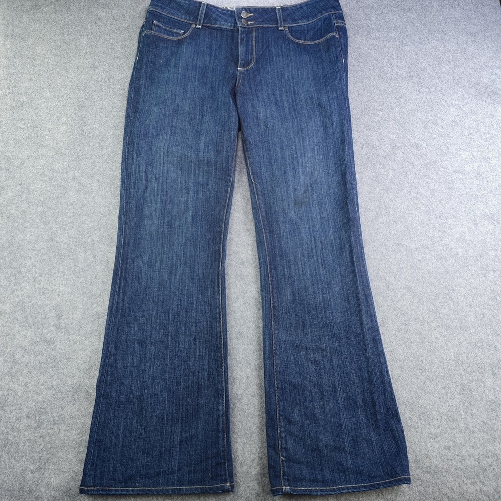 Paige Jeans Women's 32 Hidden‎ Hills Bootcut Blue Denim 35x31 Mid Rise